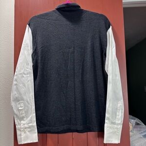 Brunello Cucinelli Charcoal Gray Knit and sleeves made of Cotton.